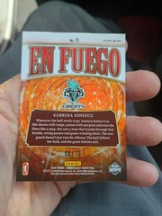2025 panini select wnba En Fuego Sabrina Ionescu Numbered 8/10