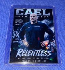 Cael Sanderson Custom Handmade Penn State Wrestling Holofoil Refractor Card