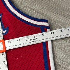 POOH RICHARDSON Los Angeles Clippers Jersey Size 44 Sand Knit Authentic Vintage