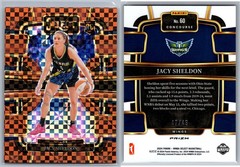 2024 Panini Select WNBA JACY SHELDON Bronze Checker Rookie #60 /49 RC Wings Sky