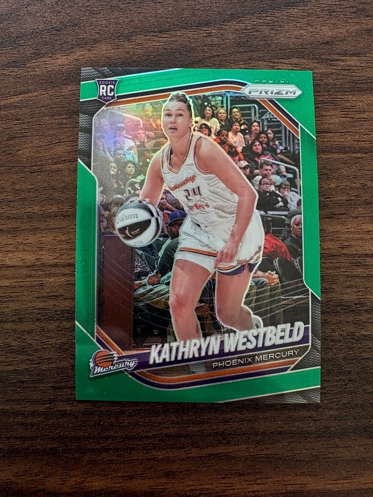 2025 Panini Prizm WNBA #29 Kathryn Westbeld Green Prizms Green Prizm