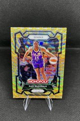 Aari McDonald /10 2024 Prizm Monopoly Aari McDonald Gold Shimmer Refractor /10