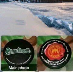 PILSNER URQUELL Exeptional 🍺 BEER /Players SINCE 1842 VINTAGE PUCK MADE IN 🇨🇿