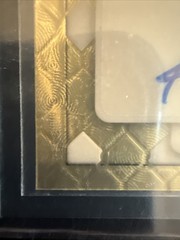 AJ Ewing 2022 Leaf Perfect Game Gold Super Proof Auto 1/1 New York Mets