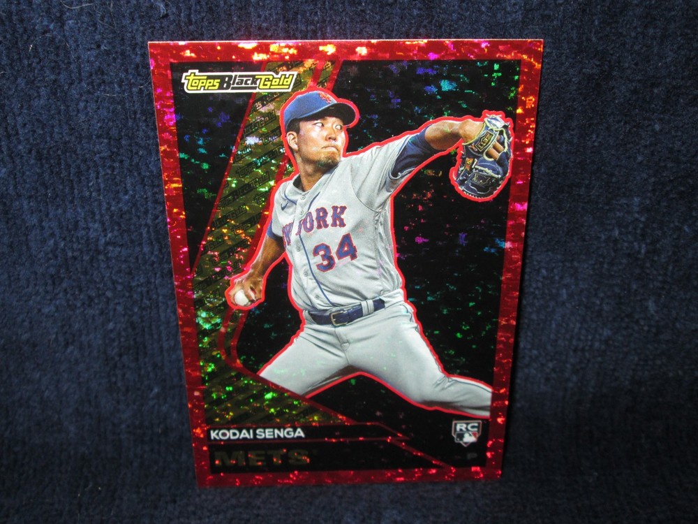 2023 Topps Update Red Black Gold Rookie Insert Kodai Senga #BG17 – #7/10
