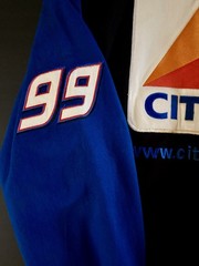 Nascar Jeff Burton Roush Racing Citgo Black Fire Jacket 2005 Pocono Size Medium