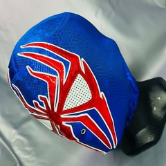 Toxic Spider Semi Professional Lucha Libre Wrestling Luchador Costume Mask Blue