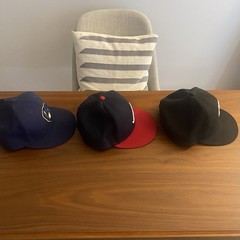 **Lot of 3** New Era MLB Baseball Caps Snapback Braves/Brewers/White Sox