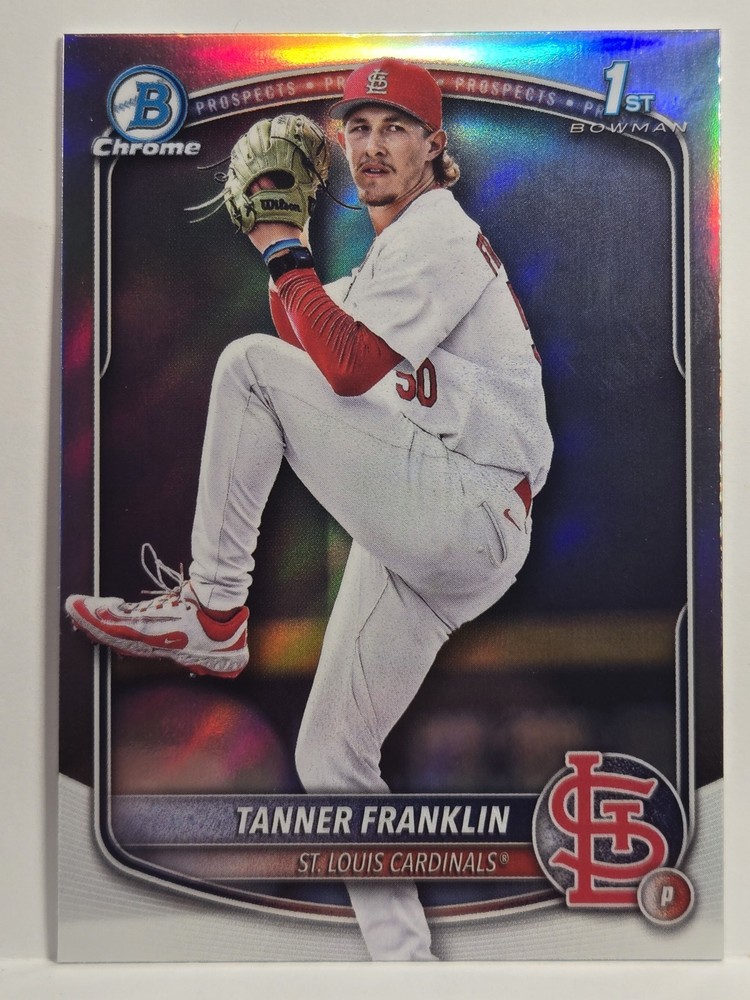 2025 Bowman Draft – Chrome Tanner Franklin #BDC-90 Refractor (RC)