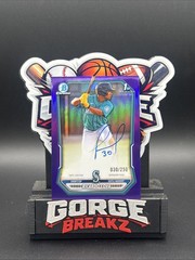 2026 Bowman 1st Chrome Ricardo Cova CPA-RC Auto True Purple /250 JERSEY MATCH!
