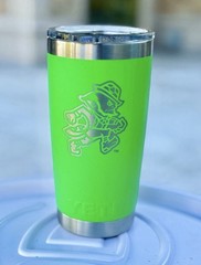 Notre Dame Irish Yeti Tumbler RARE Green Limited Edition – @ Green-out Game 2025