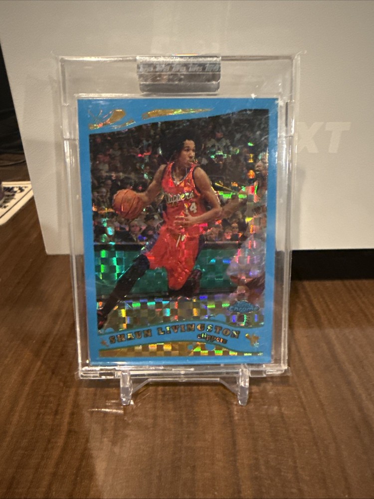 2005-06 Topps Chrome Shaun Livingston Blue Xfractor #/90 Clippers