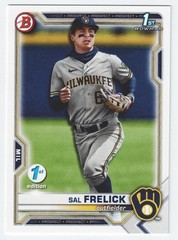 2021 Bowman Draft 1st Edition Paper Sal Frelick 1st Rookie RC Base #BD-172