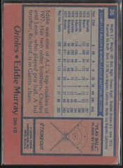 1978 Topps #36 Eddie Murray
