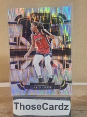 2024 Panini Select WNBA Mystics Silver Flash Prizms #64 Ariel Atkins
