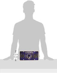 Baltimore Ravens #1 Fan Metal License Plate Tag Aluminum Novelty 12×6 Inch