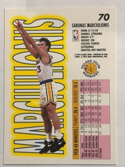1993-94 Fleer #70 Sarunas Marciulionis Golden State Warriors