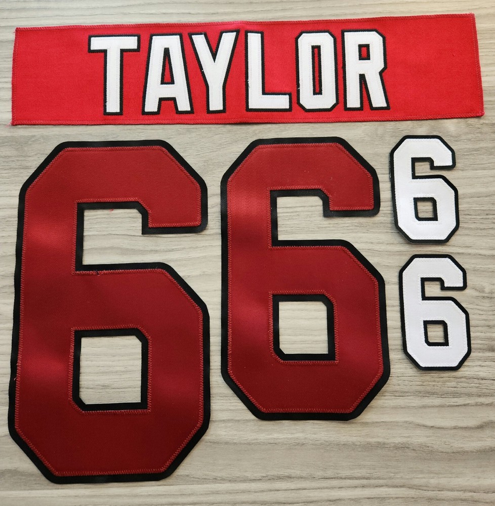 Arizona Cardinals white road jersey NFL lettering kit ANY NAME ANY NUMBER