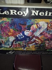 LEROY NEIMAN- RIGGIN&rsquo;S SUPER BOWL – AFA – ARIZONA 1996, 38X26