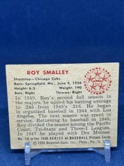 Roy Smalley 1950 Bowman #115 VG