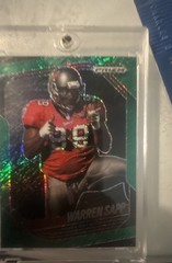 2025 Panini Prizm Black – Warren Sapp #144 Green Shimmer Prizm /7