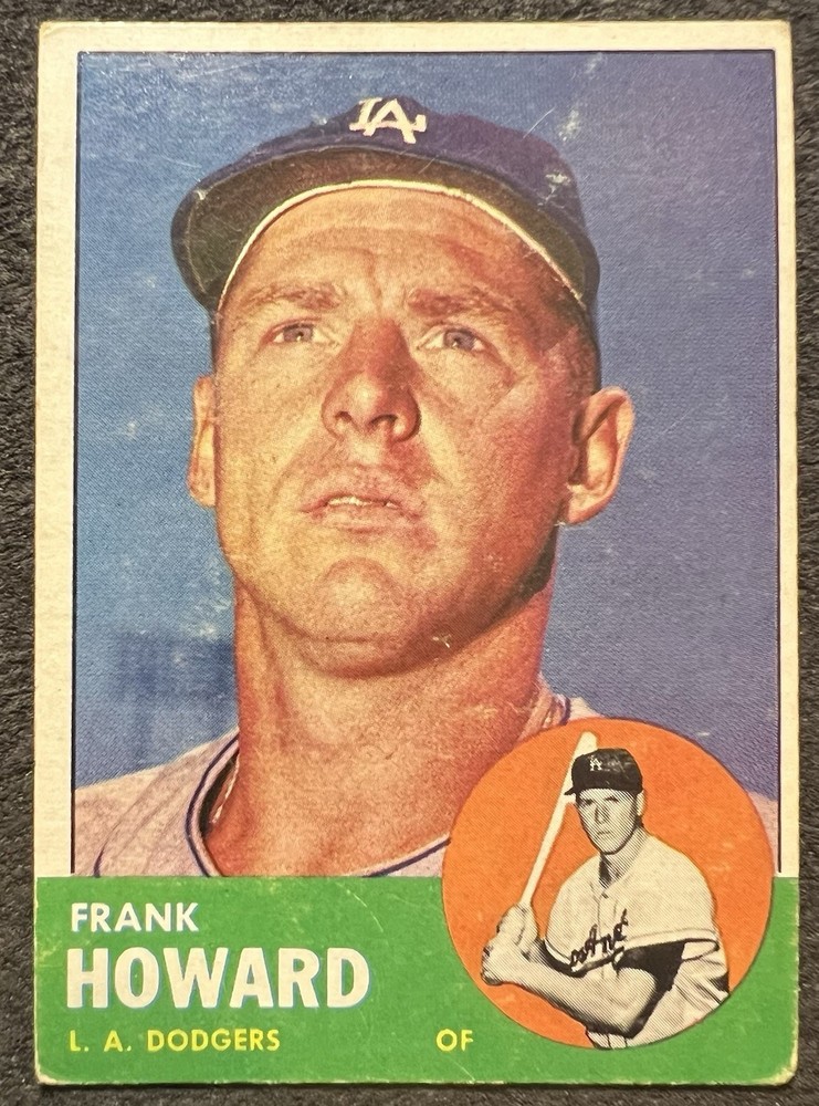 1963 TOPPS FRANK HOWARD (LOS ANGELES DODGERS) #123 VG OC