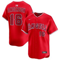 Men&rsquo;s Garret Anderson White Anaheim LA Angels World Series Stitched