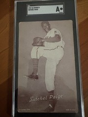 1947-66 Exhibits W461 Satchel Paige Rookie! Cleveland Indians HOFer