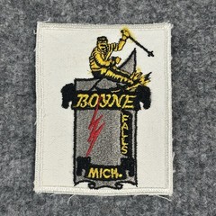 VTG Boyne Mountain Ski Patch MI Downhill Skiing Boyne Falls Original 60s 70s
