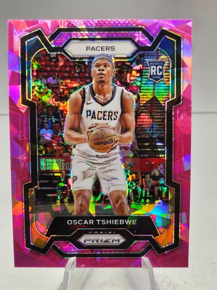 2023-24 Panini Prizm – Oscar Tshiebwe #292 Pink Ice Prizm (RC)