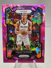2023-24 Panini Prizm – Oscar Tshiebwe #292 Pink Ice Prizm (RC)