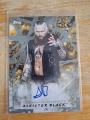 2018 Topps WWE Road To Wrestlemania Autos Silver #A-AB Aleister Black #2/25