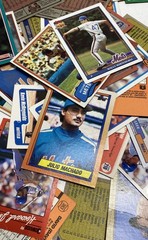 Baseball Card Lot Late 1980s-Present Mixed Brands 3.4 Lbs New York Mets Focus