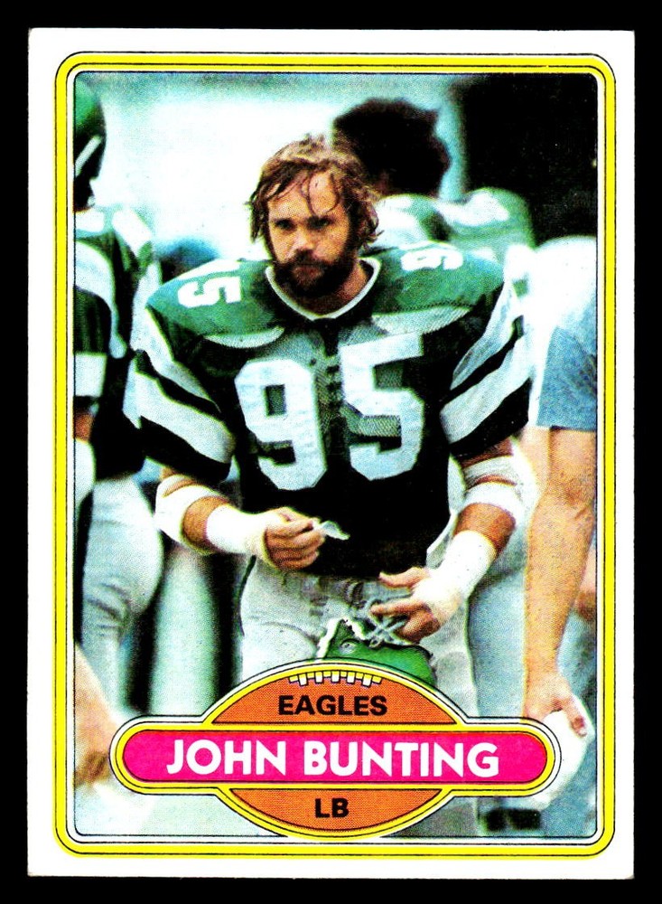 1980 Topps #251 John Bunting Philadelphia Eagles
