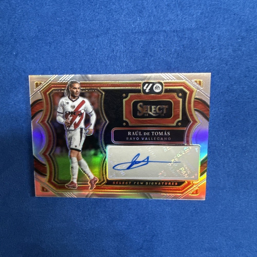 Raul De Tomas 2025-26 Select La Liga Select Few Signatures Silver #SF-RDT (Y510)