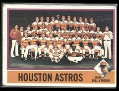 Houston Astros / Bill Virdon 1976 Topps Baseball #147 – Houston Astros