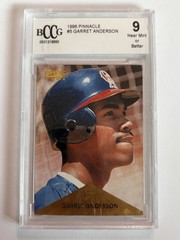 1996 Pinnacle #5 Garret Anderson California Angels BCCG 9 Graded