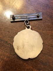 1900s Sterling Silver 280 YARD Relay UNL MEDAL AWARD PSAL PIN Buffalo Public Sch