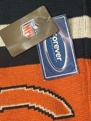 NFL Chicago Bears orange, navy blue, and white striped &lsquo;C&rsquo; logo #bear UNISEX