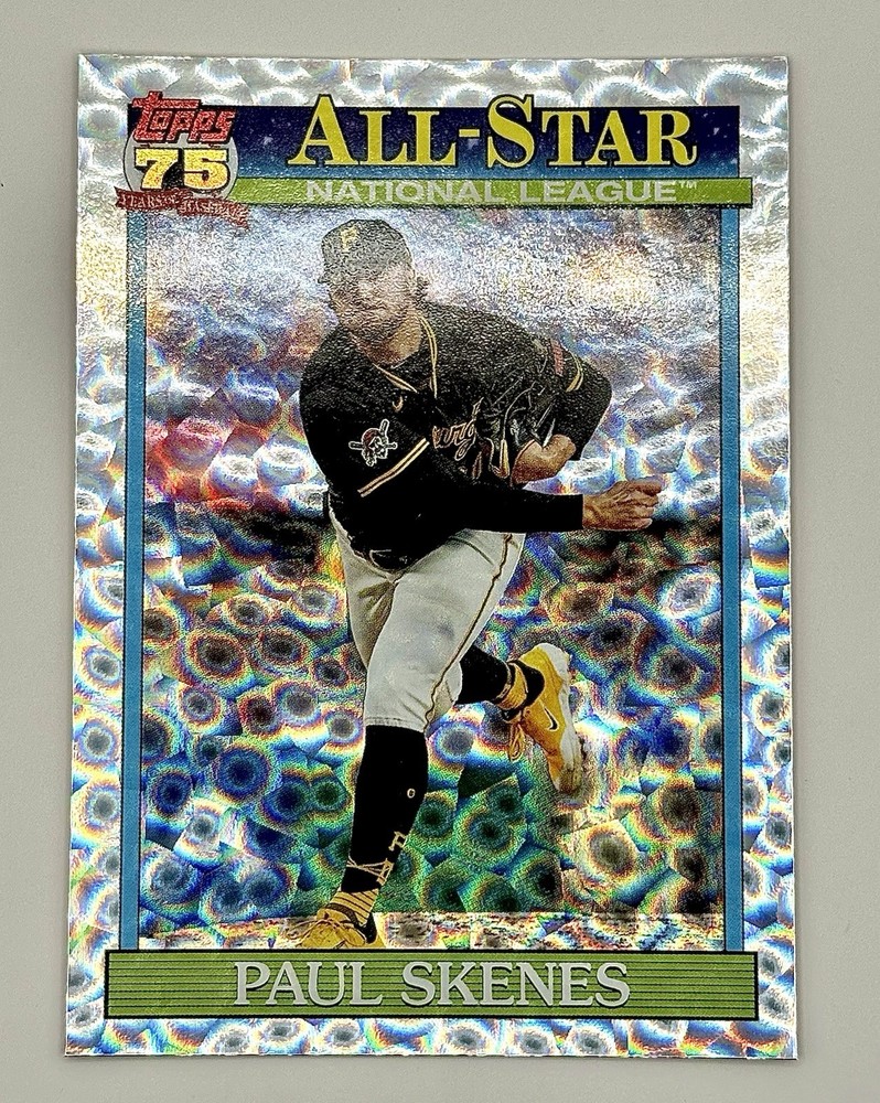 2026 Topps Series 2 Paul Skenes 1991 All-Star Crackle Foil #91AS-39 Pirates