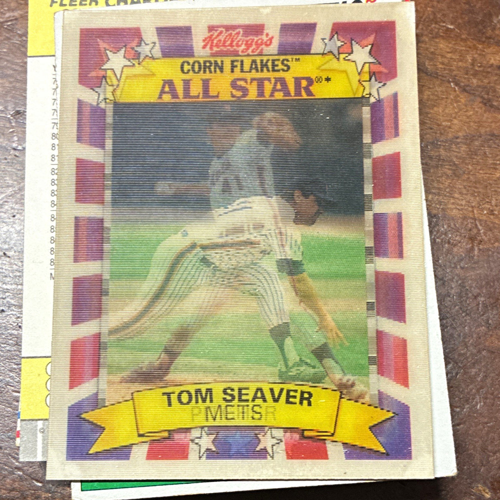 Kellogg&rsquo;s Corn Flakes All Star 1992 Tom Seaver New York Mets Card #5/10