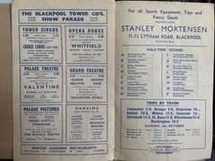 BLACKPOOL v WEST HAM UNITED, 27/09/1958, DIVISION 1,