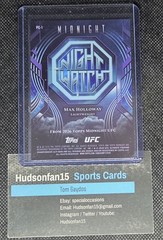 Max Holloway 2026 Topps Midnight UFC Night Watch #PC-1 Dusk 66/75 Lightweight