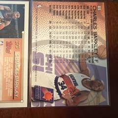5 Various Charles Barkley Basketball Cards Insert And Base Cards