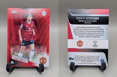 Hinata Miyazawa Red /5 2025-26 Topps Chrome UEFA Women&rsquo;s Champions League -(135)