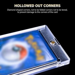 1-50X Magnetic Card Holders 35-180PT For Trading Sports Cards Protectors Sleeve