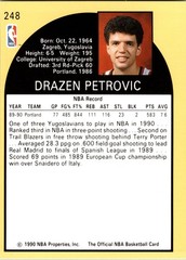 1990-91 NBA Properties Drazen Petrovic #248