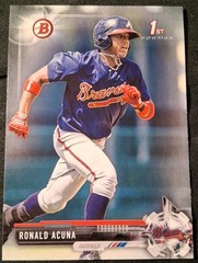 2017 RONALD ACUNA JR. BOWMAN PROSPECTS #BP127 1ST BOWMAN ATLANTA BRAVES RC