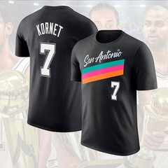 San Antonio Team 2025-26 City Edition Player Name & Number: Harper, Castle, Fox