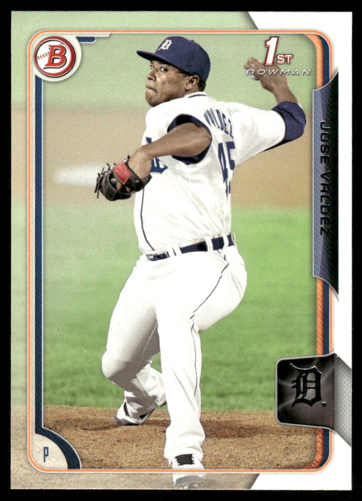Jose Valdez 2015 Bowman Prospects #BP139 Detroit Tigers